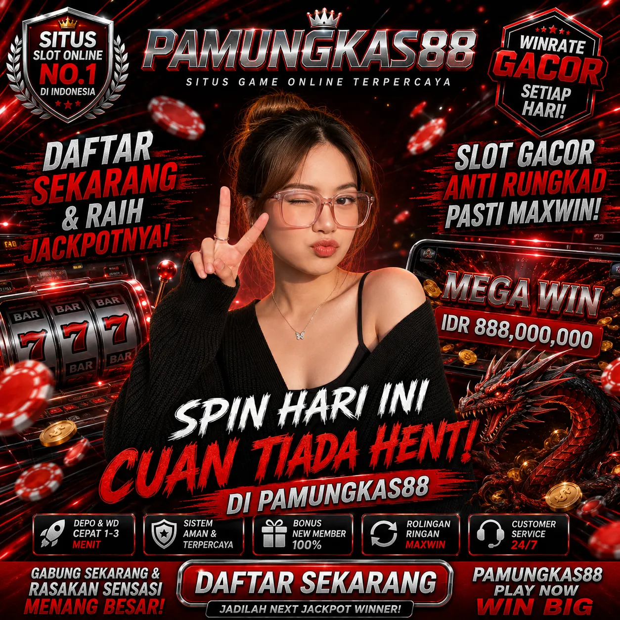 PAMUNGKAS88Banner